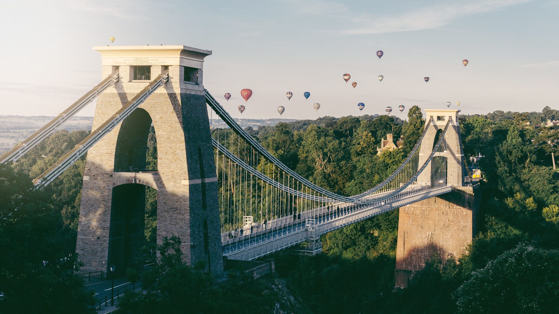  Suspension Bridge with balloons